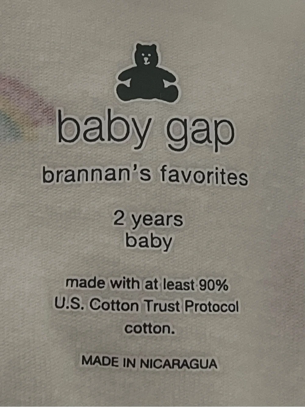 NWOT Baby GAP Rainbow Print with Pockets Cotton Blend Casual Dress Size 2T